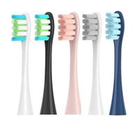 5pcs Replacement Brush Heads,Compatible for Oclean Toothbrush for Digital, X Lite, X10, Ultra, Air2(5 Colors)