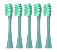5pcs Replacement Brush Heads,Compatible for Toothbrush Heads for Oclean X Pro Digital, X Lite, X10, X Ultra, Air2, F1(5 Green)