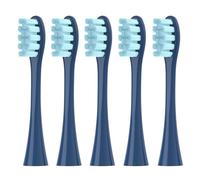5PCS Replacement Brush Heads Compatible with Oclean Electric Toothbrush Heads，Compatible for Spark, Flow, X Pro, Elite Etc(5 Blue)
