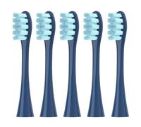 5pcs Replacement Brush Heads Compatible with Oclean Toothbrush Heads ,Compatible for Oclean, X Pro Digital, X Lite, X10, X Ultra, Air2, F1(5 Blue)