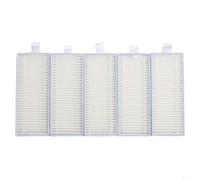 5pcs Replacement Filters for EZVIZ RE4 RE4 Plus RE5 RE5 PlusRobot Vacuum- High-Efficiency Filter Paper Accessories for Pet Hair Dust- White