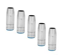 5pcs Replacement Gas Nozzles 12 5mm Conical for MIG MAG 25AK Welding Torch Brass Heat Resistant Consumables Suitable for Binzel MB 25AK