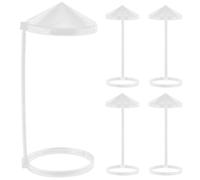 5pcs Replacement Humidifier Splash Guard for Rockery and Fish Tank | Plastic White Cover, Quick Installation, Indoor Waterfall Use, Helps Keep Surroundings Dry at Home
