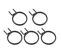 5Pcs Replacement Spring Door Handle Springs for Door Knob Handle Knob Lever Latch Internal Coils Spindle Lock Torsion Spring Spiral Repair (5, Black, D)