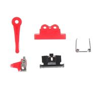 5Pcs Replacement Swing Head Cover Switch Adjusting Rod Spare Parts, Compatible for WAHL, Cordless, Compatible for Magic, Clip/Super Taper 8148/8591 Clippers(Red)