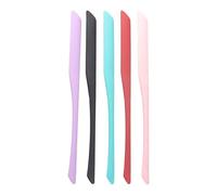 5Pcs Resin Silicone Stir Stick Shaker Handle Crystal Epoxy Resin Mold Mixed Colorful Practical Jewelry Making Silicone Stir Stick Kit Long