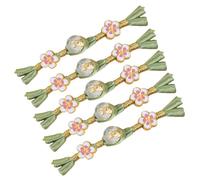 5Pcs Retro Chinese Knots Button Closure Sewing Fasteners for Cheongsam Chinese Dress Cloaks Coat Sewing Project Long Tail Twist Cloth