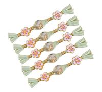 5Pcs Retro Chinese Knots Button Closure Sewing Fasteners for Cheongsam Chinese Dress Cloaks Coat Sewing Project Long Tail Twist Cloth