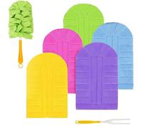 5PCS Reusable Duster Refills Compatible with Swiffer Duster Handles,Washable Microfibre 360° Electrostatic Dusting Heads for Home,Blinds & Pet Hair