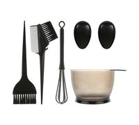 5pcs Reusable Hair Coloring Kit Hair Dying Bowl And Brush Earmuffs Applicator Set For Salon Or Personal Use Applicator Brush Set