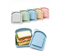 5pcs Reusable Sandwich Containers for Lunch Boxes