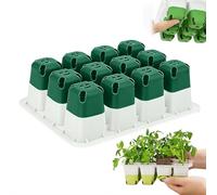5PCS Reusable Seed Starter Tray, 60 Cells Seed Trays, Indoor Silicone Seedling Starter Trays,Reusable Seedling Plug Tray Starters Container,For Nursery Greenhouse Garden Plants Propagation