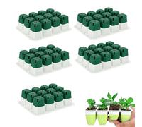 5PCS Reusable Seed Starter Trays Kit - Seed Trays for Seedlings,60 Cells SeedTrays,Silicone Seeding Starter with Cells,Reusable Seedling Starters Tray for Nursery Greenhouse Garden Growing Plants