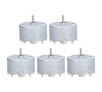 5Pcs RF - 500TB DC Brush Motor, 3V 2700rpm Micro Alloy Electric Motor with High Torque Gearbox, Small Geared Motor for UAV Smart Home Automobile and Office Equipment