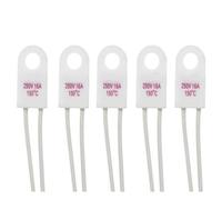 5PCS RH/Tf RH 135C RH 135 Celsius 13 5Degree RH135 15A 250V Temperature Fuse Thermal Links Over Temperature Protector(RH130 15A)