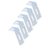 5pcs Right Angle Bracket Steel Corner Brace for Cabinet Reinforcing
