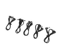 5PCS Right Angle DC Power Cable, 90 Degree Male to Male Power Cable for CCTV Security Camera LED Lights, with 5.5 2.1 Mm Socket Plugs, for LED Lights, Security Cameras, Car