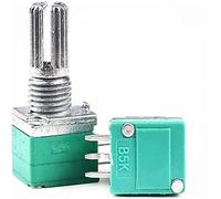 5PCS RK097 RK097N B1K 5K 10K 20K 50K 100K 500K 15mm Shaft 3Pin Switch Audio Shaft Amplifier Sealing Potentiometer Kit Electromechanical components (Size : 10K Ohm)