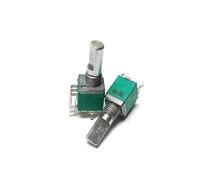 5pcs RK097 Single With Switch Potentiometer 5pin Feet Vertical B50K Adjustable Volume Resistance Potentiometer 20mm half shaft NWPNLXEA