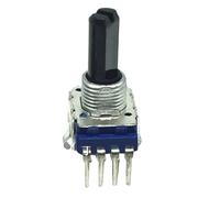 5pcs RK11 Type B1K B5K B10K B50K B100K B250K 4pin Electronic Volume Control Potentiometer 18MM Half Axis(50K Ohm)