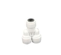 5pcs RO Water Fitting Quick Connector 1/4' OD Hose Y Ball Valve Equal Convert Push in Pipe Fitting Homebrew Beer