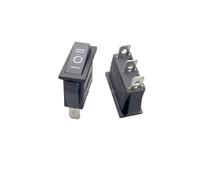 5PCS Rocker Switch KCD3 ON-OFF ON-OFF-ON 2 Position 3Pins Electrical equipment With Light Power Switch 16A 250V / 20A 125V AC IDGTTLDF(Black 3Pin ONOFFON)