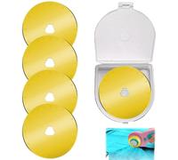 5PCS Rotary Cutter Blade, 45mm Titanium SKS-7 Heavy-Duty Replacement | Fabric scrapbooking refill, compatible Olfa Fiskars Turecut, sharp practical edge, craft cutting, 5 pack set, precision