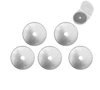 5pcs Rotary Cutter Blades Compatible with Olfa/Martelli/Dremel/Truecut, 2.36in/60mm Round Hole Fabric Rotary Cutter Replacement Blades for Quilting Sewing Arts Crafts Scrapbooking