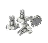 5PCS rotary encoder switch EC11 with button switch 5-pin SMD handle length 10MM plum blossom shaft with switch