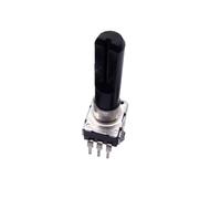 5pcs Rotaty Potentiometer Single Type 09 Snap-Insulated shaft potentiometers e A20K half shaft 30mm