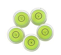 5pcs Round Bubble Level Mini Spirit Level Bullseye Level Measurement Instrument (15 x 8)