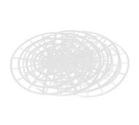 5pcs round Plastic Pickling Press for Fermented Foods