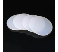 5Pcs Round Solid Sheets Thick 1-5mm X Dia 10-100mm, Translucent Seal Gaskets Pad, Silicone Rubber Mat for DIY Crafts(90x3mm)