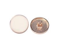 5Pcs Round Thin Border Oil-Finished Flat Metal Buttons for Coats, Trench Coats & Creative DIY Handmade Crafts