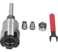 5Pcs Router Bit Collet, ER20 Collet Chuck Con Kit with Wrench Nut, 0M for Dril Engra Woodw (1/4 Handle 5pc-ER20) for Professional Maintenance, Home DIY Projects, Daily Equipment Replacement