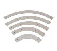 5PCS Router Radius Templates, Round Corner Radius Template Set Woodworking Radius Templates with Removable Jig R100 R150 R200 R250 R300 Plastic Corner Template Set for