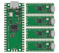 5Pcs RP2040 Dual-Core Cortex M0+ Processor for Raspberry Pi Pico Development Board 2MB Flash Supports C/C++/Python SPI/I2C/UART Interfaces