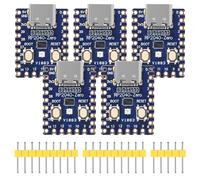 5pcs RP2040-Zero RP2040 USB-C Connector icrocontroller PICO Development Board Dual-core 264KB Cortex M0+ Processor 2MB Flash Compatible with Raspberry Pi Support C/C++,MicroPython