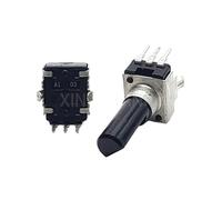 5PCS RV09 Type Vertical Single Seal Potentiometer A10K R0902N 0932 A103 3-Pin Adjustable Resistor D Shaft Length 18mm