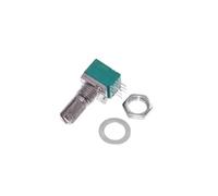 5pcs RV097NS 6pin RK097NS RV097 5K 10K 20K 50K 100K 500K with a switch shaft 15mm amplifier sealing potentiometer(20K Ohm)