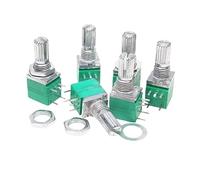 5pcs RV097NS RV097 B10K B20K B50K B100K B500K Audio Amplifier Volume Potentiometer 15mm Shaft(B500K,3PIN)