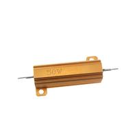 5PCS RX24 50W Resistor 0.1R 0.2R 0.3R 1R 2R 3R 4R 5R 6R 8R 10R 12R 15R 20R 25R 30R 50R 100R 200R 500R 680R 1K 2K 2.2K 10Kohm IDGTTLDF(4R)