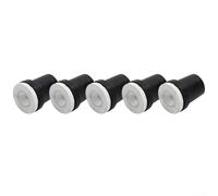 5pcs Sandblaster Nozzles 2-3.5mm Ceramic Lined Sandblast Tips with Black Plastic Jacket for 5 Gallon Sandblasting Tanks, Replacement Parts for Industrial Machinery(3mm)