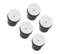 5pcs Sandblaster Nozzles 2-3.5mm Ceramic Lined Sandblast Tips with Black Plastic Jacket for 5 Gallon Sandblasting Tanks, Replacement Parts for Industrial Machinery(2mm)