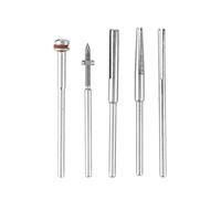 5pcs Sanding Paper Clamp Bar, Jewelry Making Grinding Tool, Metal Sandpaper Split Holder Clip Rod with Smooth Handle, for Polishing and Sanding in Various DIY Projects