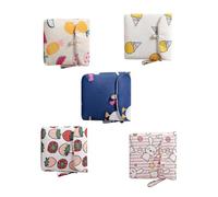5pcs Sanitary Towel Pouch Cotton Cartoon Portable Storage Bag
