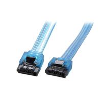 5PCS SATA 3 Cable,Super Speed SATA3 Controller to SSD HDD Hard Disk Drive SATA III Data Connector forASUS MSI Wholesale(15CM,UV Blue)