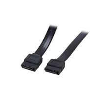 5PCS SATA 3 III Cable, Straight 90 Angle SATA3 Flat Data Cord Compatible With Maxtor Seagate Sa Hitachi HDD SSD CD-ROM(18 inches,Svart)