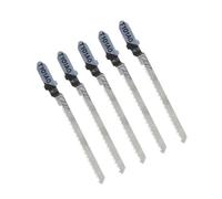 5pcs Saw Blades T101AO HCS Steel T-Shank Jigsaw High Carbon Curve Cutting Tool For Wood