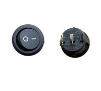 5PCS SC777 Boat-shaped Round Rocker Power Switch 12A 250V 2-speed 2-Pin